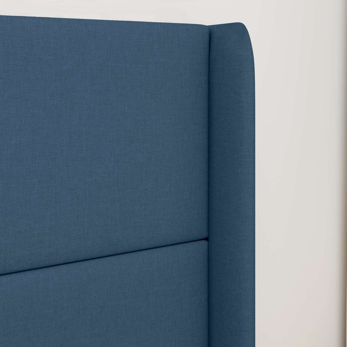 Kopfteil Ohr Blau 80 x 16 x 4 cm Stoff