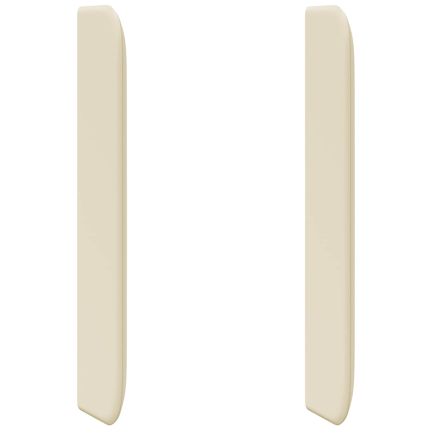 Kopfteil Ohr Creme 80 x 16 x 4 cm PVC