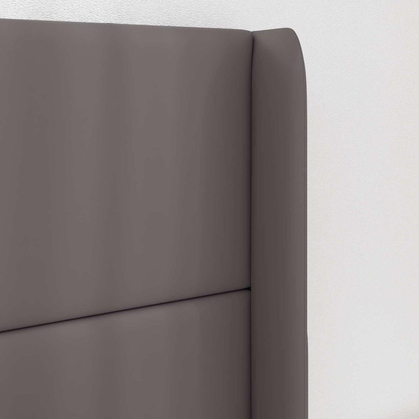 Kopfteil Ohr Grau 80 x 16 x 4 cm PVC