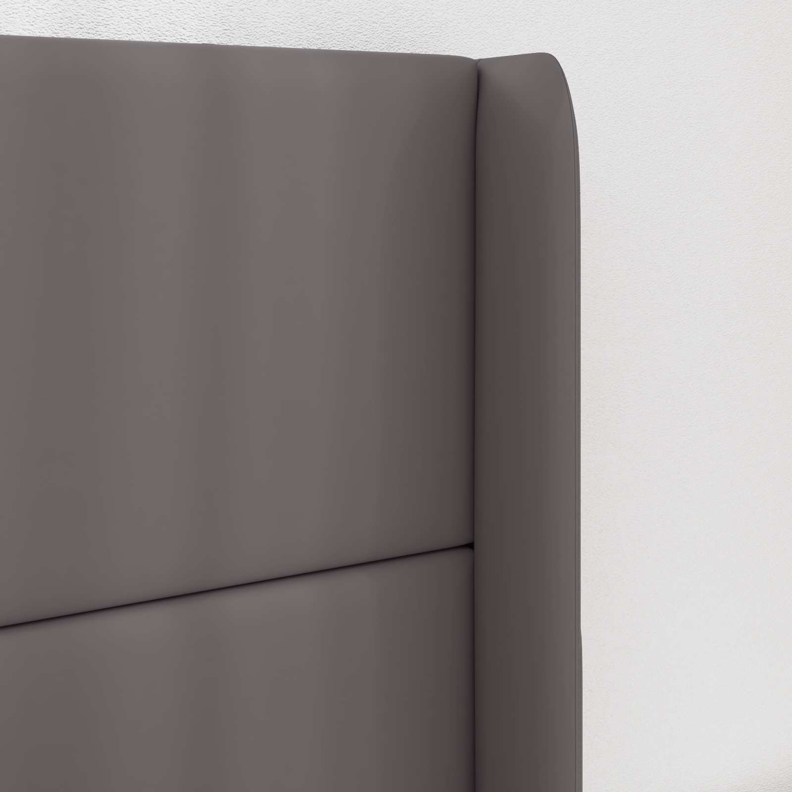 Kopfteil Ohr Grau 80 x 16 x 4 cm PVC
