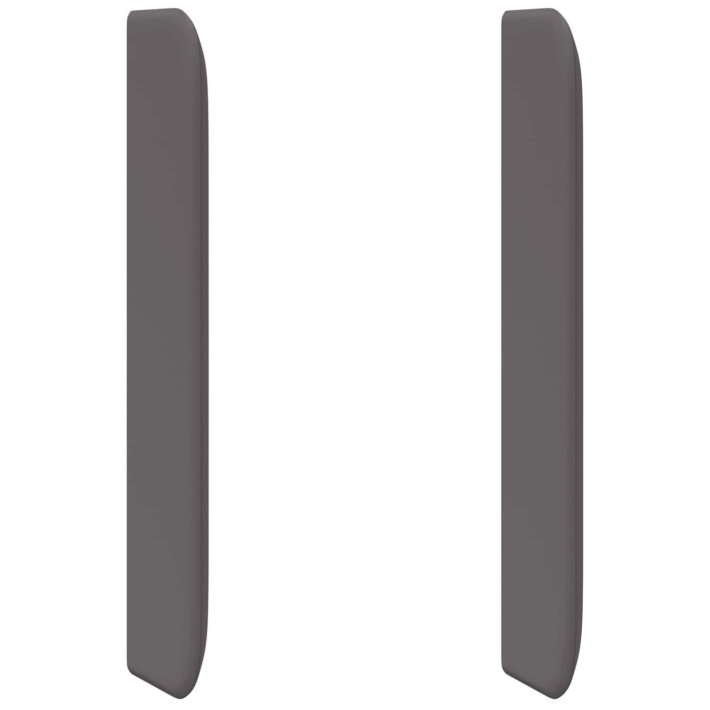 Kopfteil Ohr Grau 80 x 16 x 4 cm PVC