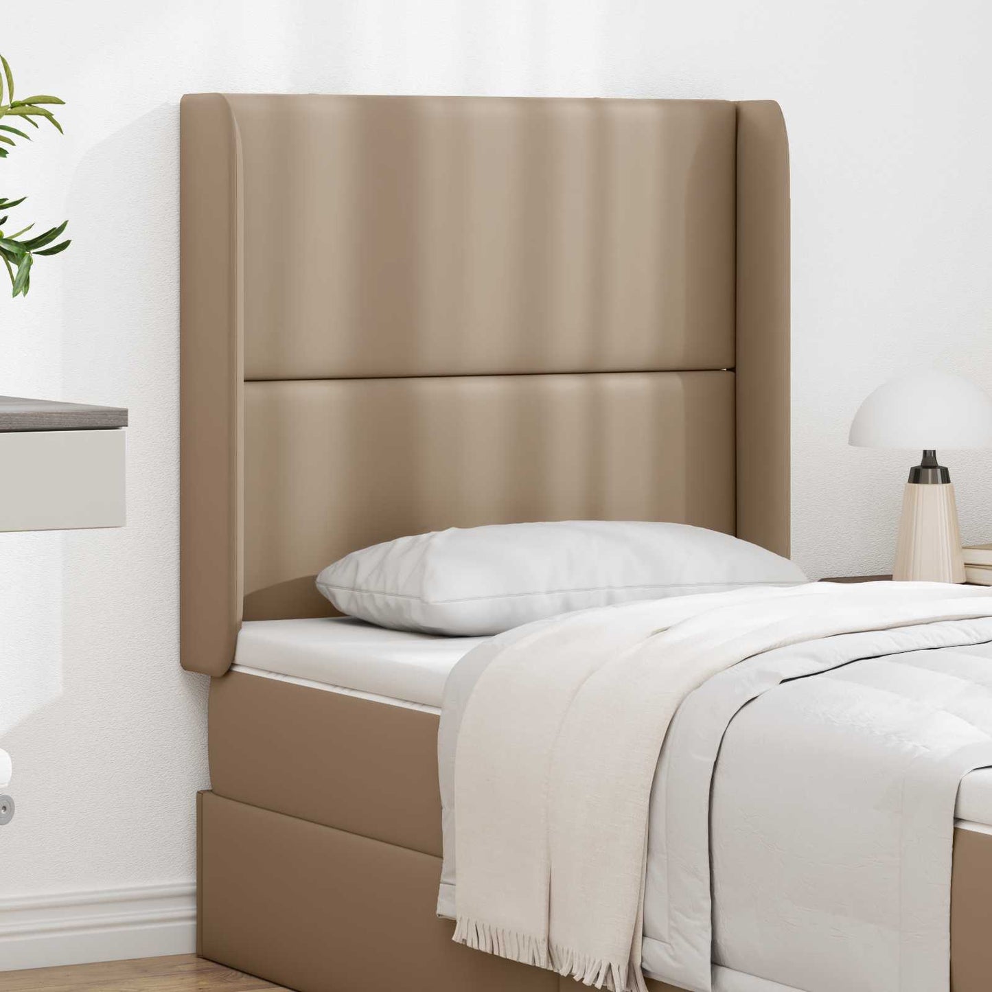 Kopfteil Ohr Braun 80 x 16 x 4 cm PVC