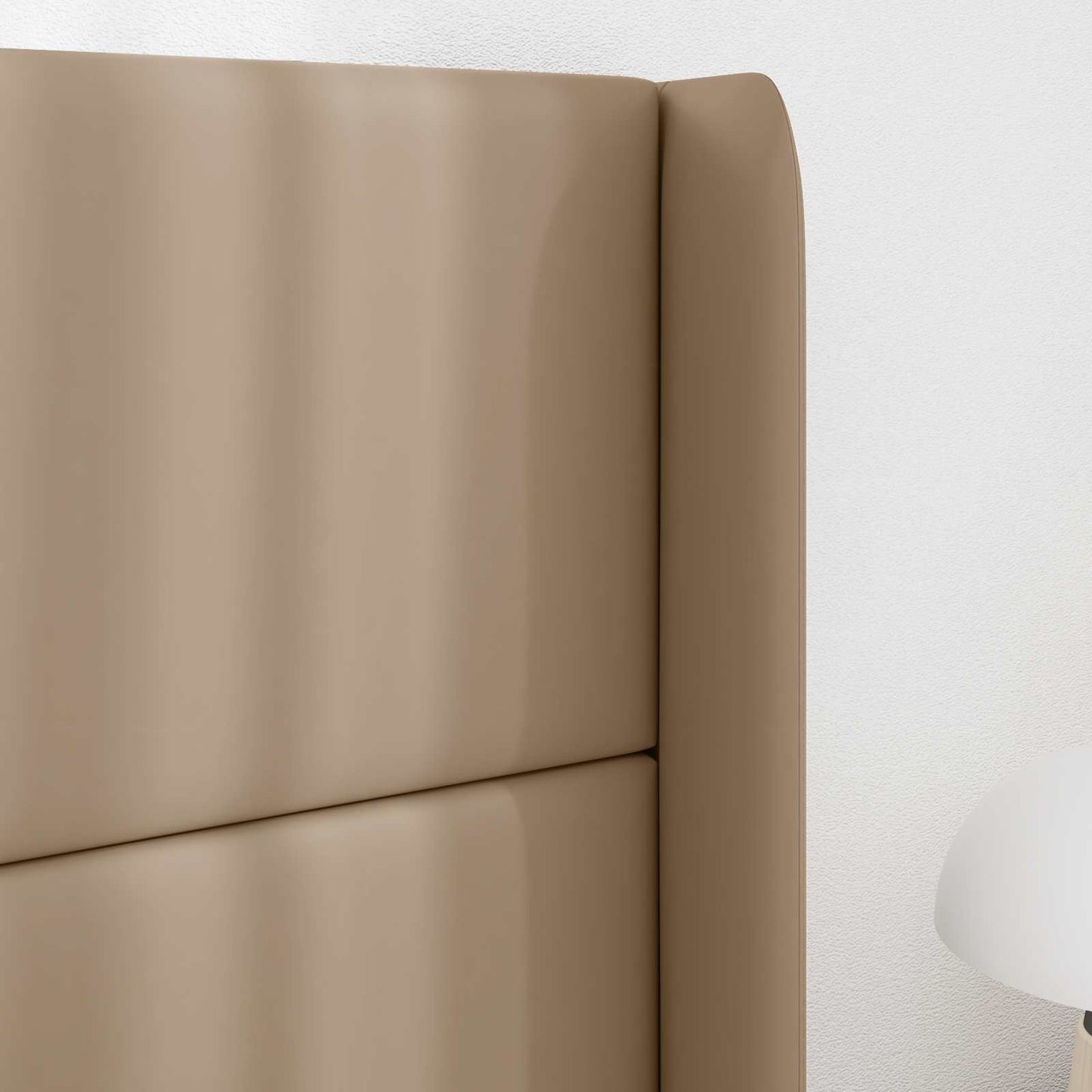 Kopfteil Ohr Braun 80 x 16 x 4 cm PVC