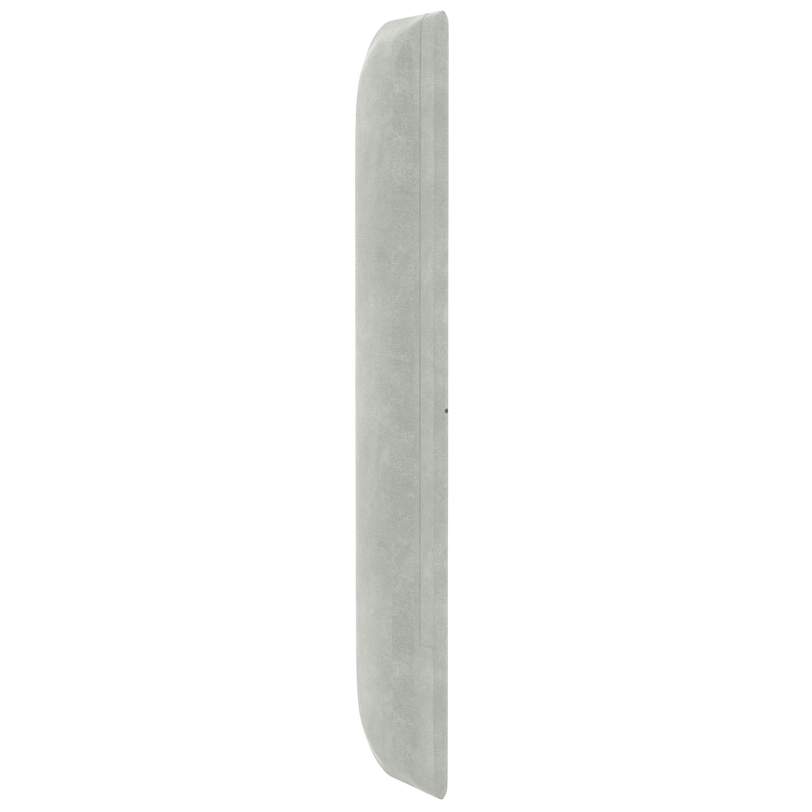 Kopfteil Ohr Hellgrau 80 x 16 x 4 cm Samt