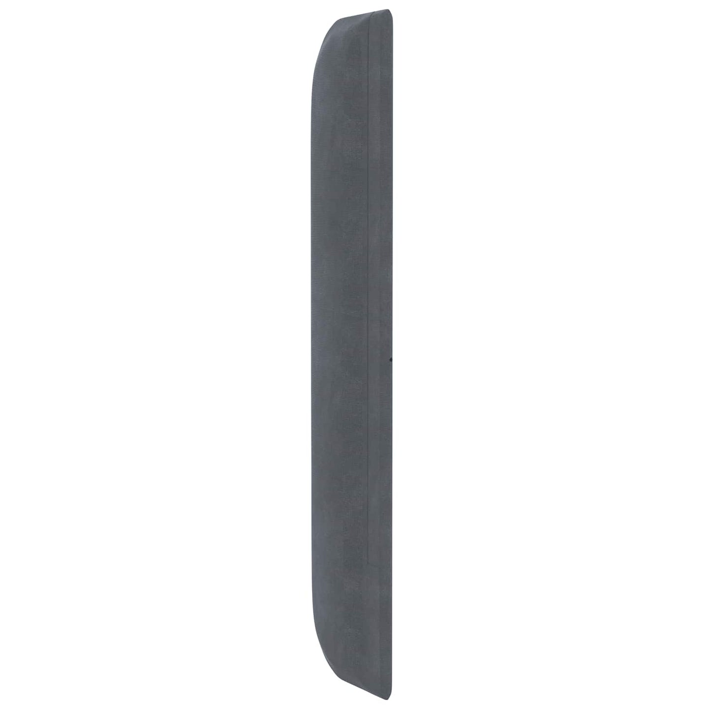 Kopfteil Ohr Grau 80 x 16 x 4 cm Samt