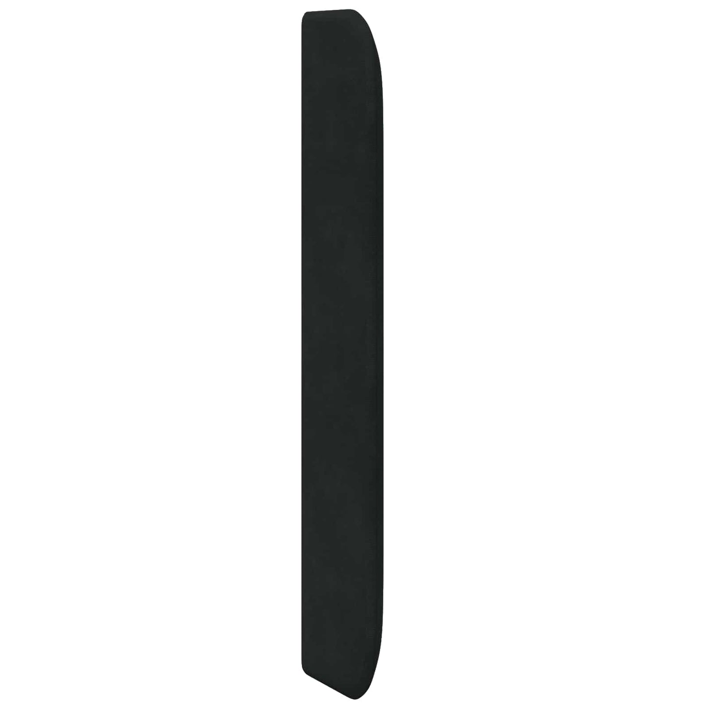 Kopfteil Ohr Schwarz 80 x 16 x 4 cm Samt