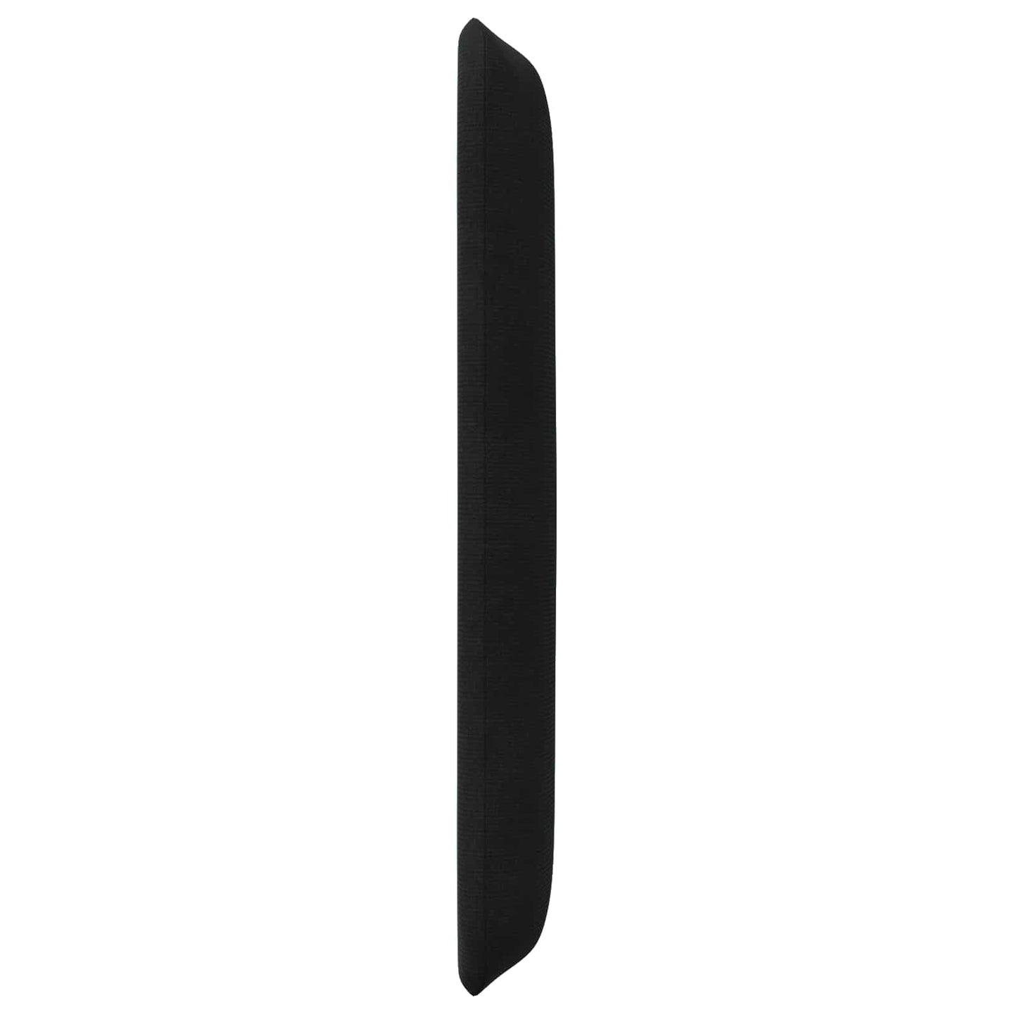 Kopfteil Ohr Schwarz 80 x 16 x 4 cm Samt