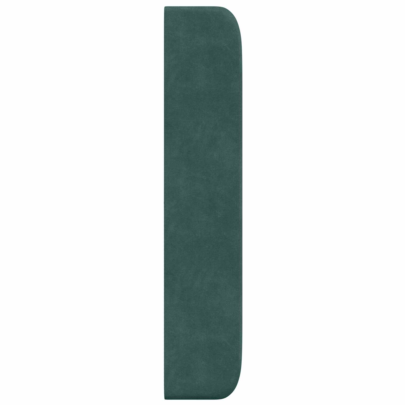 Kopfteil Ohr Grün 80 x 16 x 4 cm Samt
