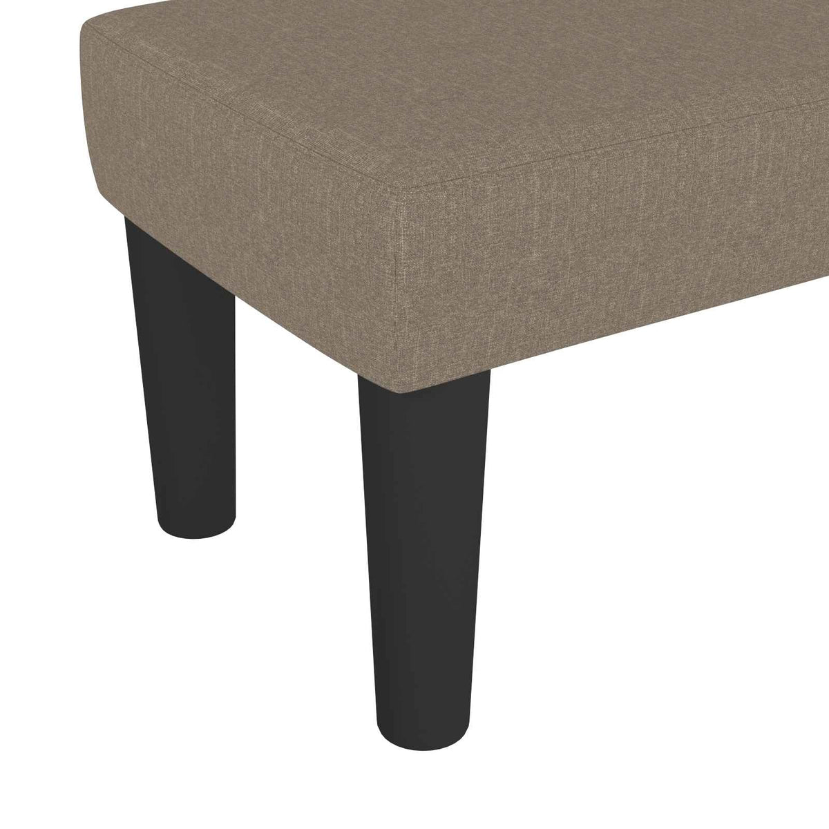 Sitzbank Taupe 70x30x30 cm Stoff
