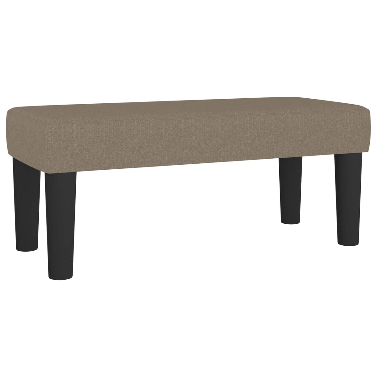 Sitzbank Taupe 70x30x30 cm Stoff