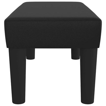 Sitzbank Schwarz 70x30x30 cm Kunstleder