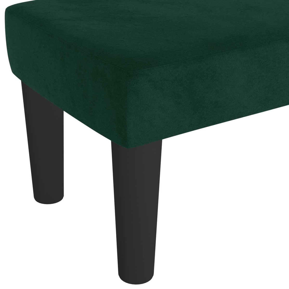 Sitzbank Dunkelgrün 70x30x30 cm Samt