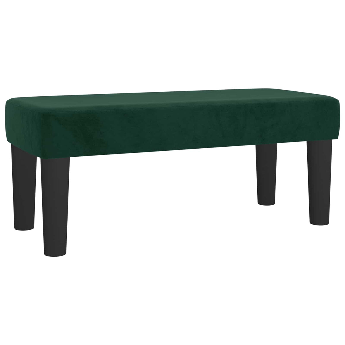 Sitzbank Dunkelgrün 70x30x30 cm Samt