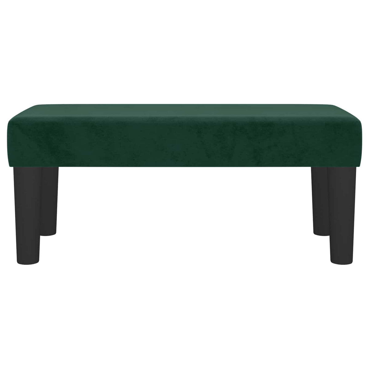 Sitzbank Dunkelgrün 70x30x30 cm Samt