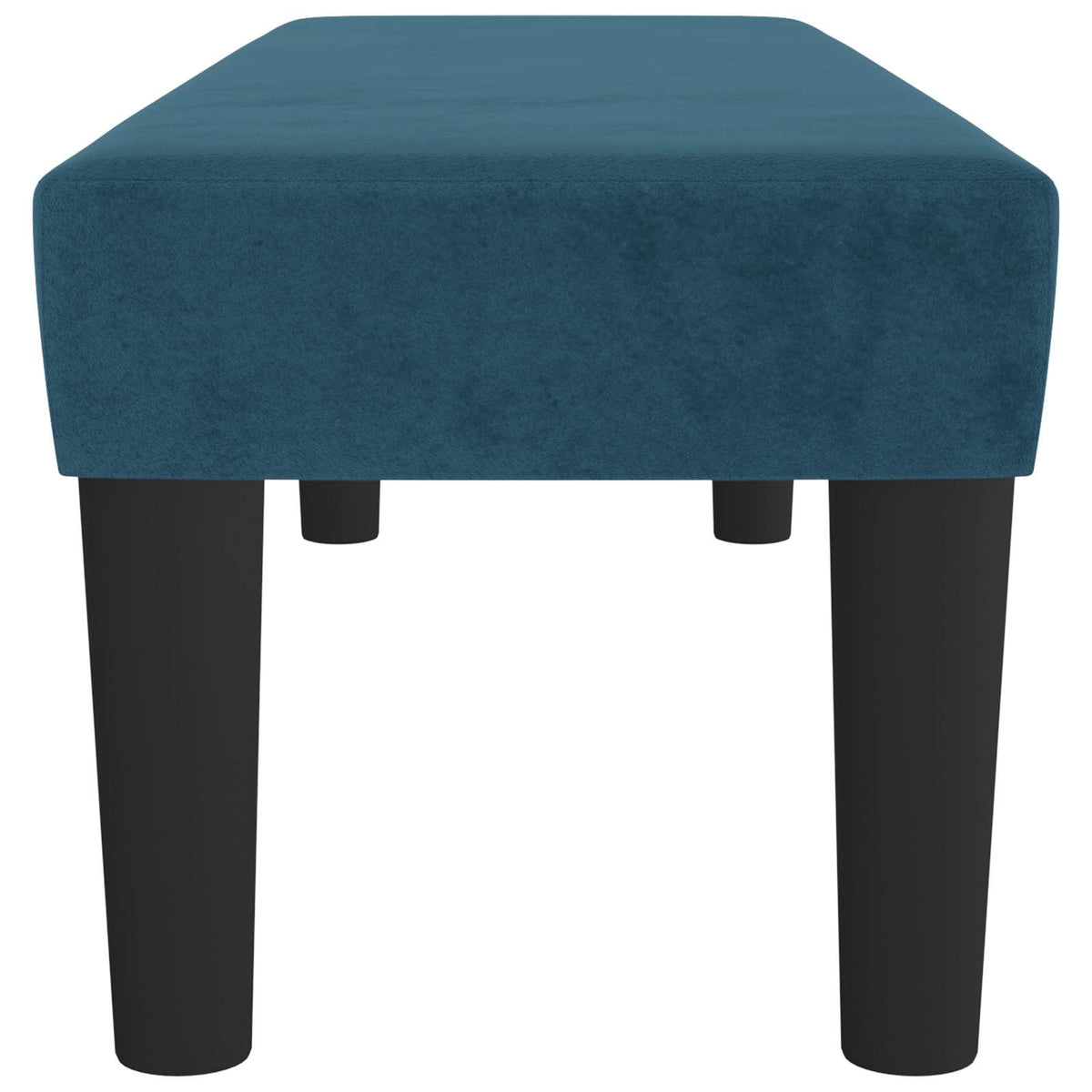 Sitzbank Dunkelblau 100x30x30 cm Samt