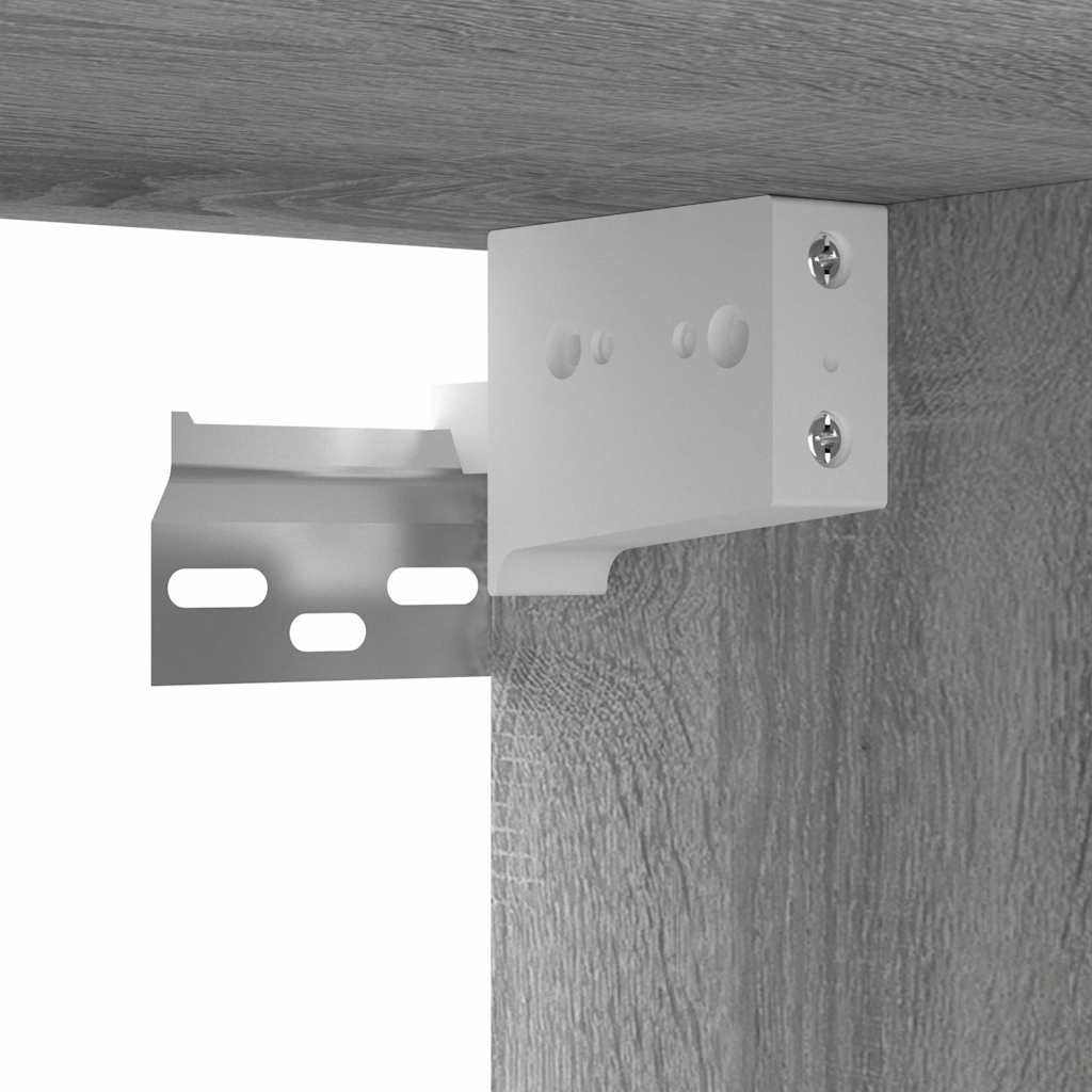 TV-Wandschränke 4 Stk. Grau Sonoma 60x30x30 cm Holzwerkstoff