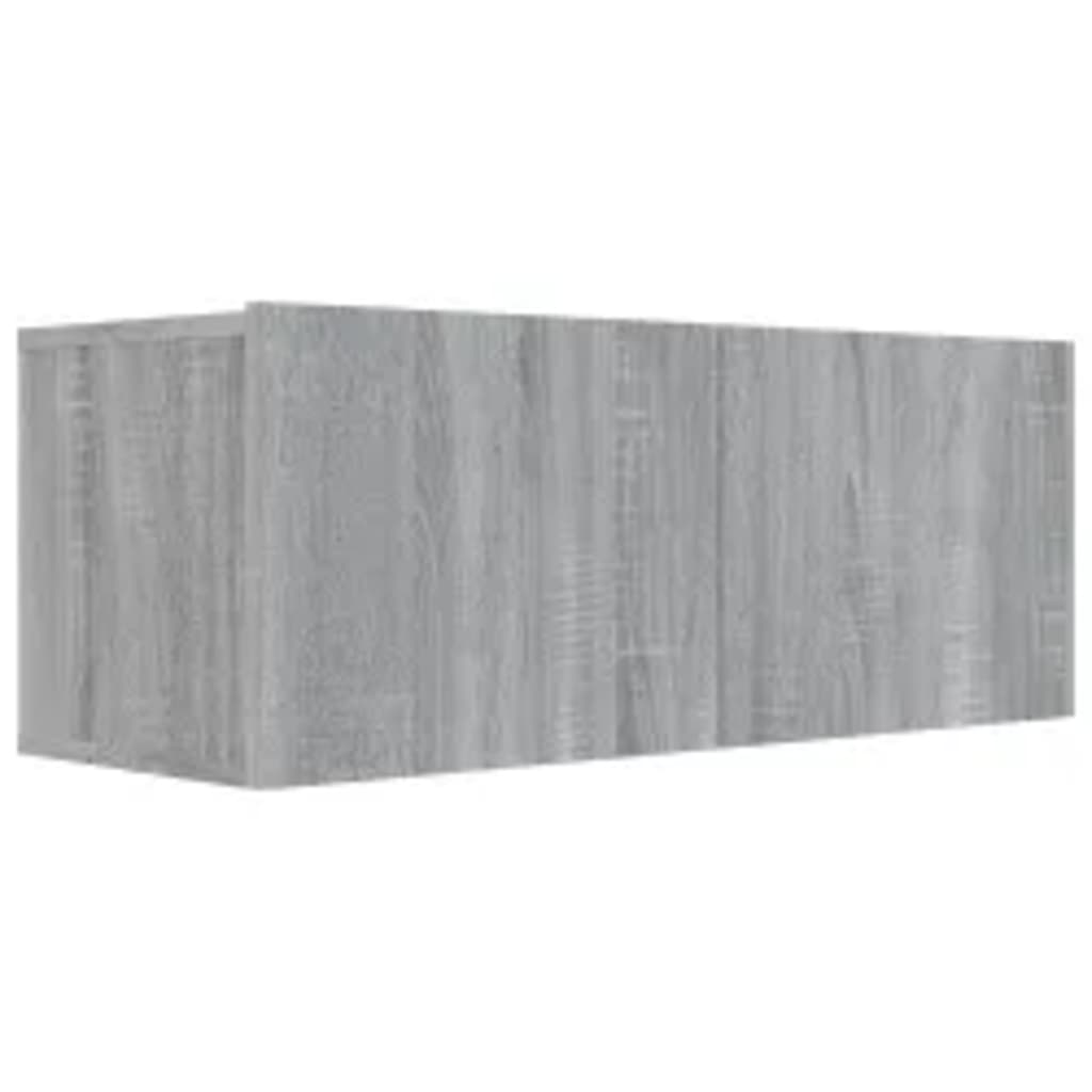 Ensemble de meubles TV 3 pièces, en bois de Sonoma gris