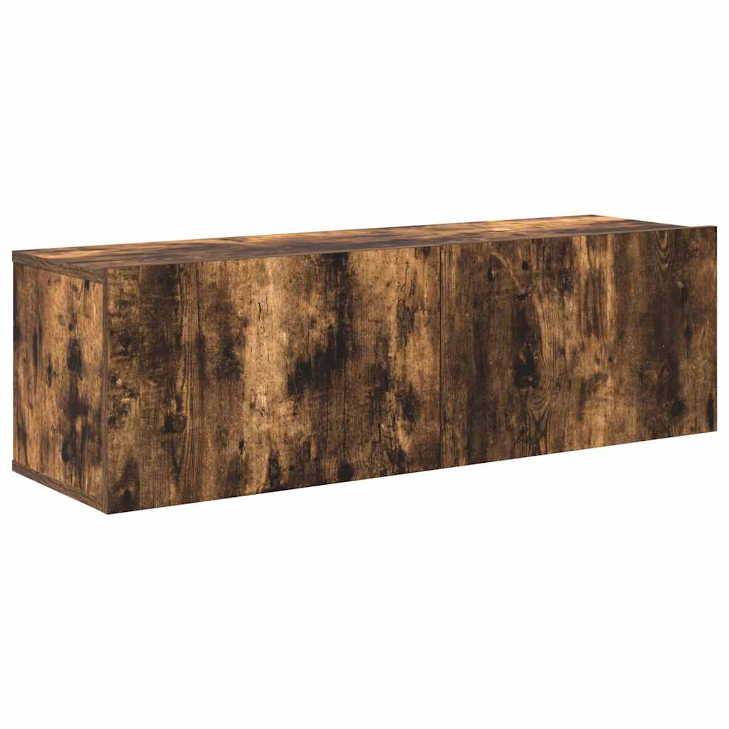 3-tlg. TV-Schrank-Set Räuchereiche Holzwerkstoff