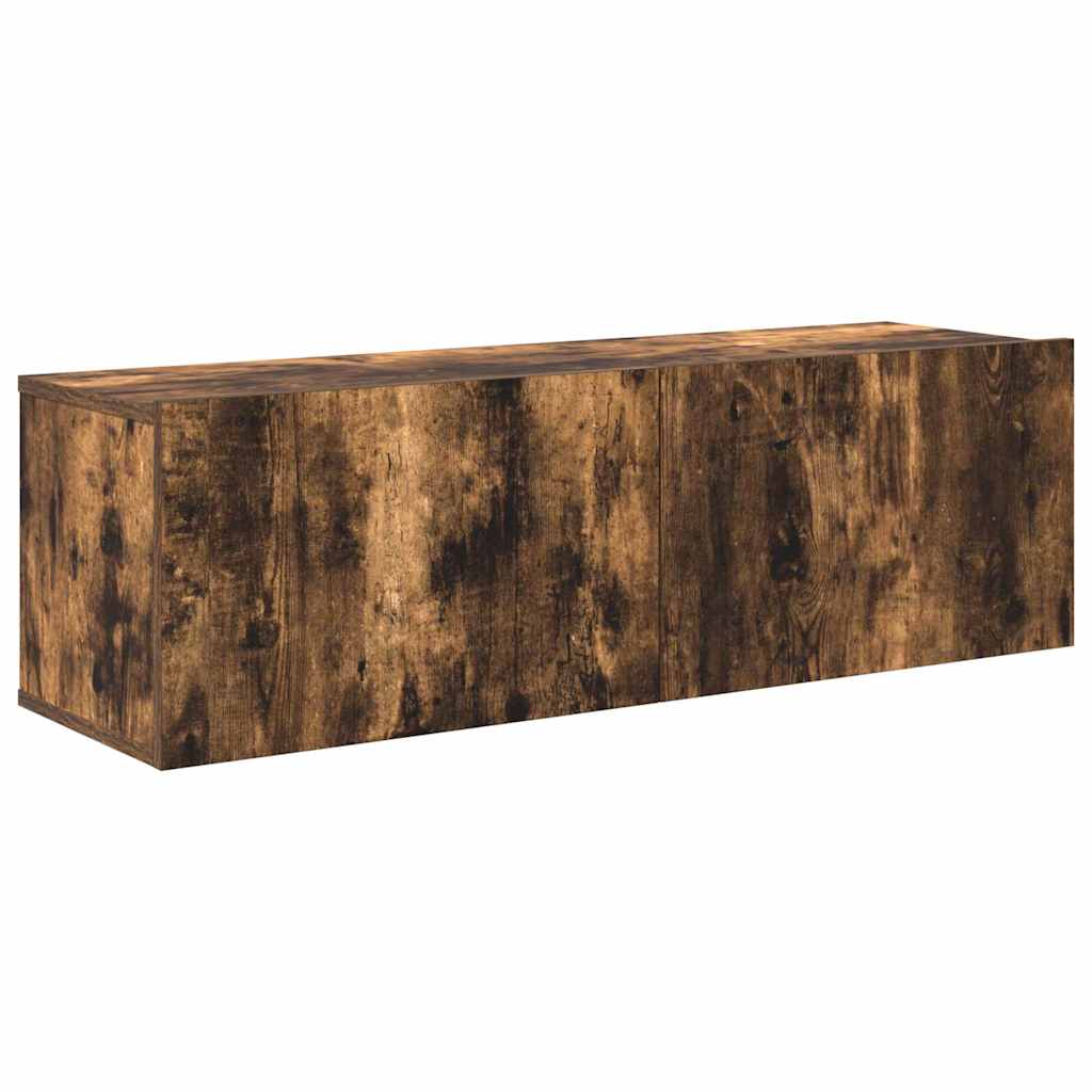 3-tlg. TV-Schrank-Set Räuchereiche Holzwerkstoff