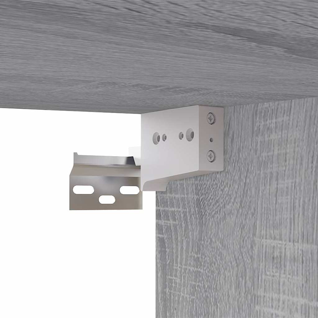 8-tlg. TV-Schrank-Set Grau Sonoma 60x30x30 cm Holzwerkstoff