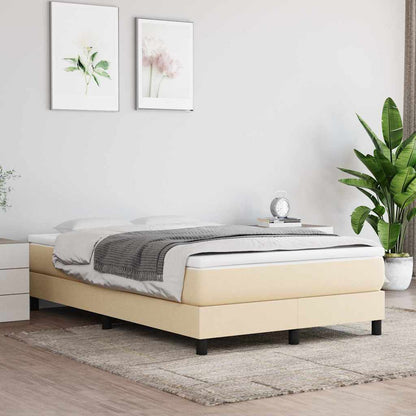 Taschenfederkernmatratze Mittel Creme 120x200x20 cm Stoff