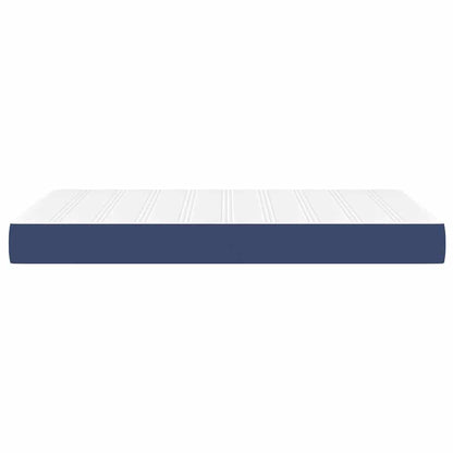 Taschenfederkernmatratze Mittel Blau 120x200x20 cm Stoff