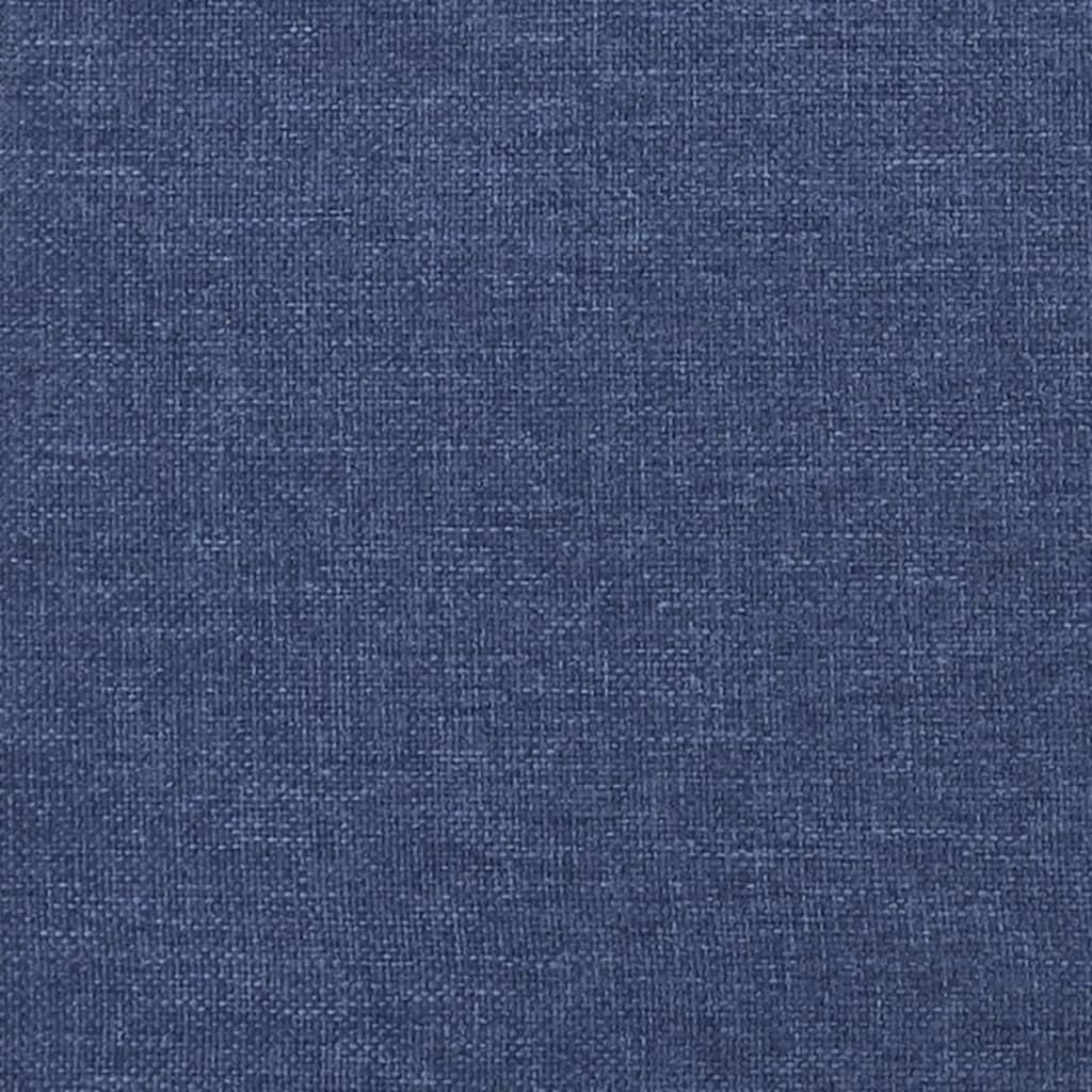 Taschenfederkernmatratze Blau 120x200x20 cm Stoff