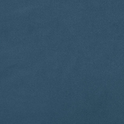 Taschenfederkernmatratze Mittel Dunkelblau 120x200x20 cm Samt