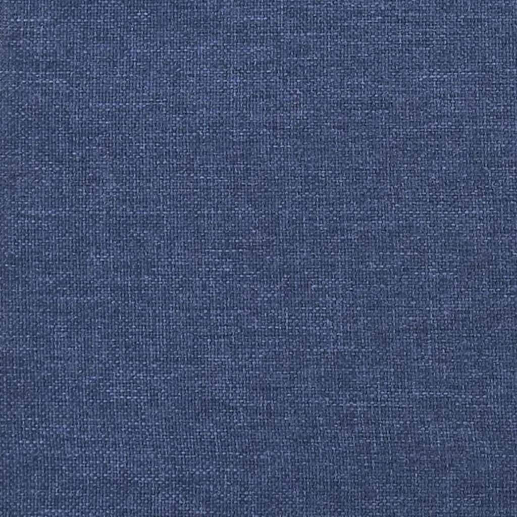 Taschenfederkernmatratze Blau 140x190x20 cm Stoff