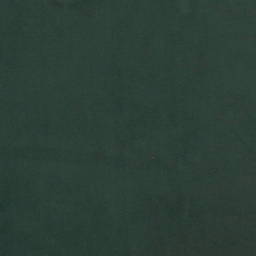 Taschenfederkernmatratze Mittel Dunkelgrün 140x190x20 cm Samt