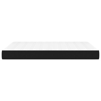 Taschenfederkernmatratze Mittel Schwarz 140x200x20 cm Stoff