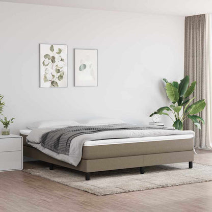 Taschenfederkernmatratze Mittel Taupe 160x200x20 cm Stoff
