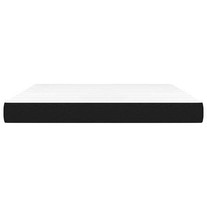Taschenfederkernmatratze Mittel Schwarz 180x200x20 cm Stoff