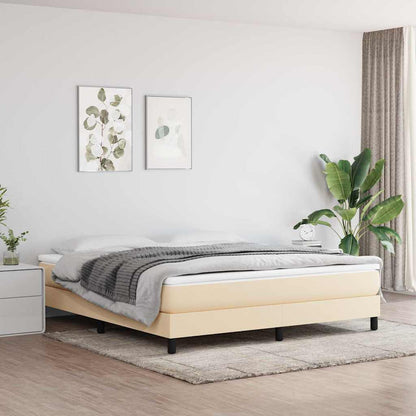 Taschenfederkernmatratze Mittel Creme 180x200x20 cm Stoff