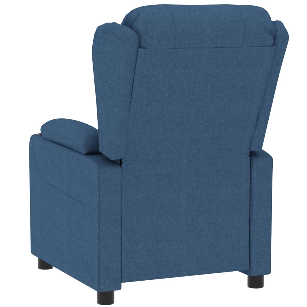 Relaxsessel Blau Stoff