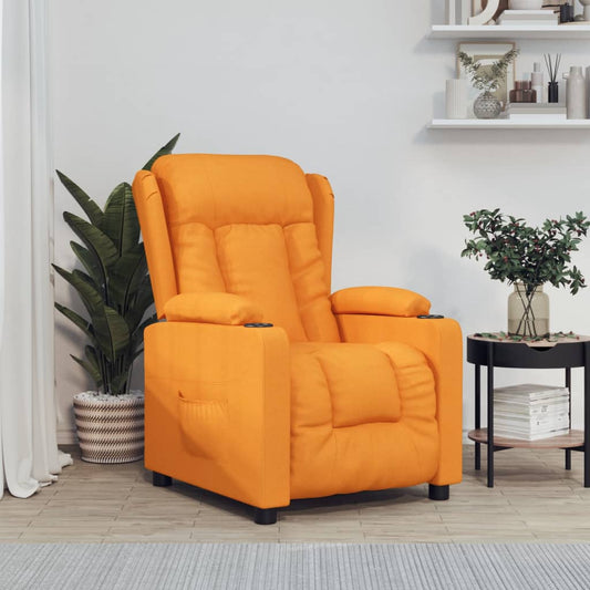 Relaxsessel Dunkelgelb Stoff