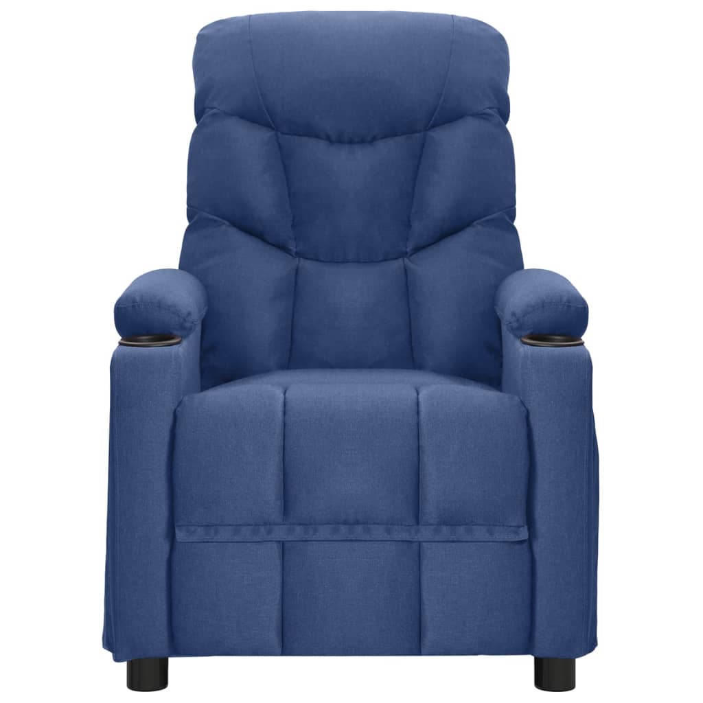 Relaxsessel Blau Stoff
