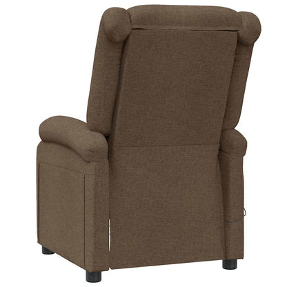 Massagesessel Braun Stoff