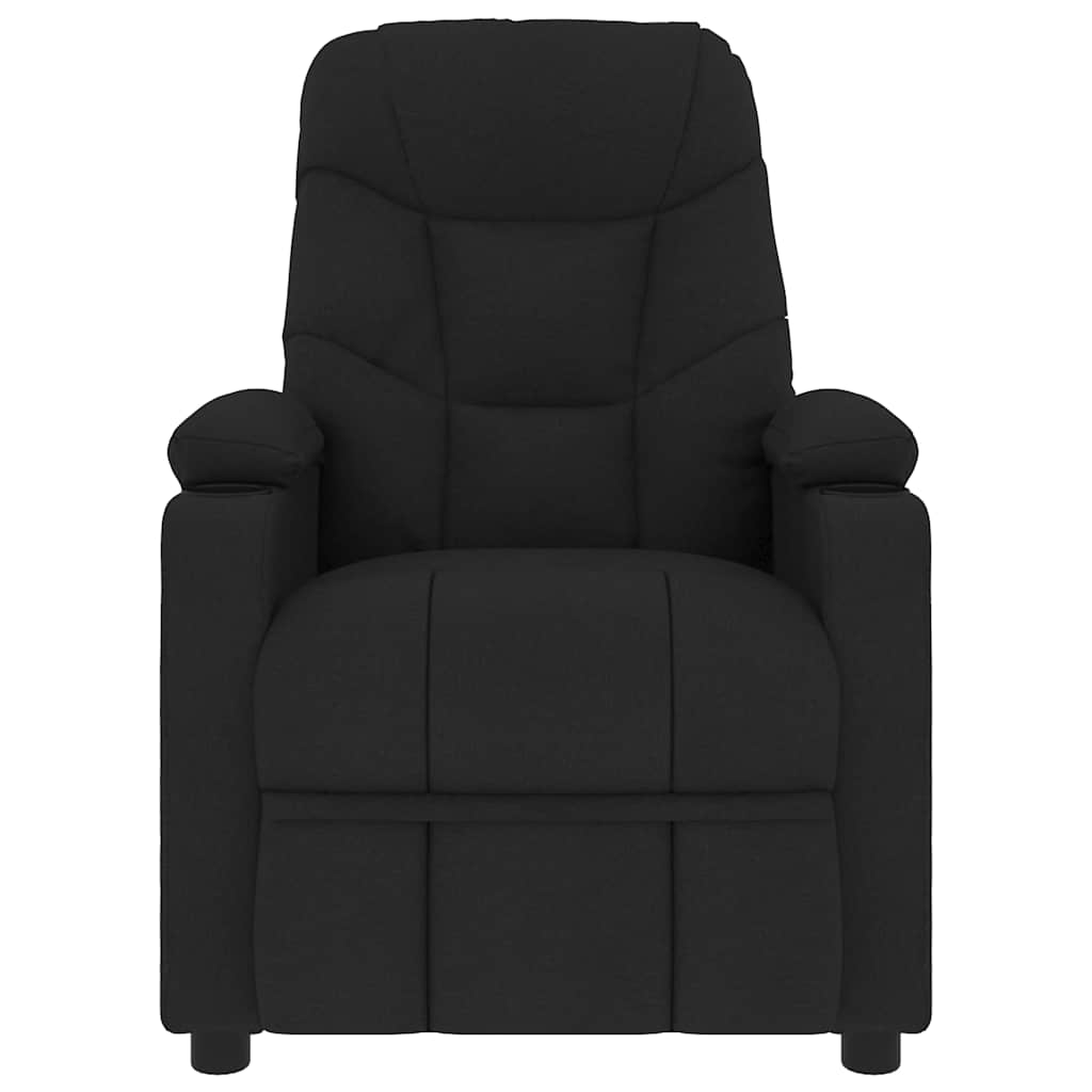 Fauteuil de relaxation tissu noir