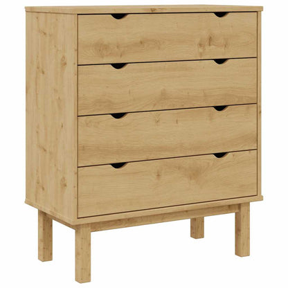 Schubladenschrank OTTA 76,5x39,5x90 cm Massivholz