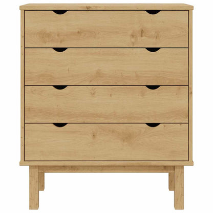 Schubladenschrank OTTA 76,5x39,5x90 cm Massivholz