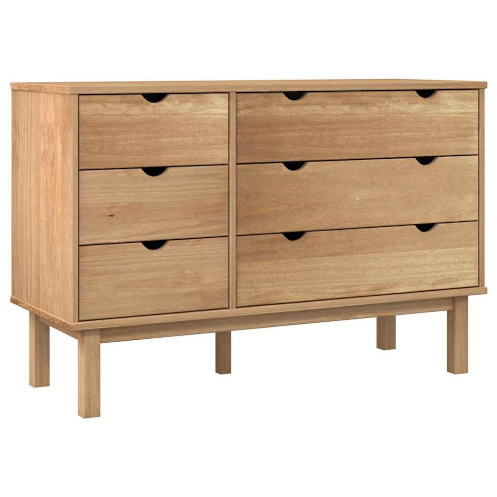Drawer cabinet OTTA 111x43x73.5 cm solid pine wood