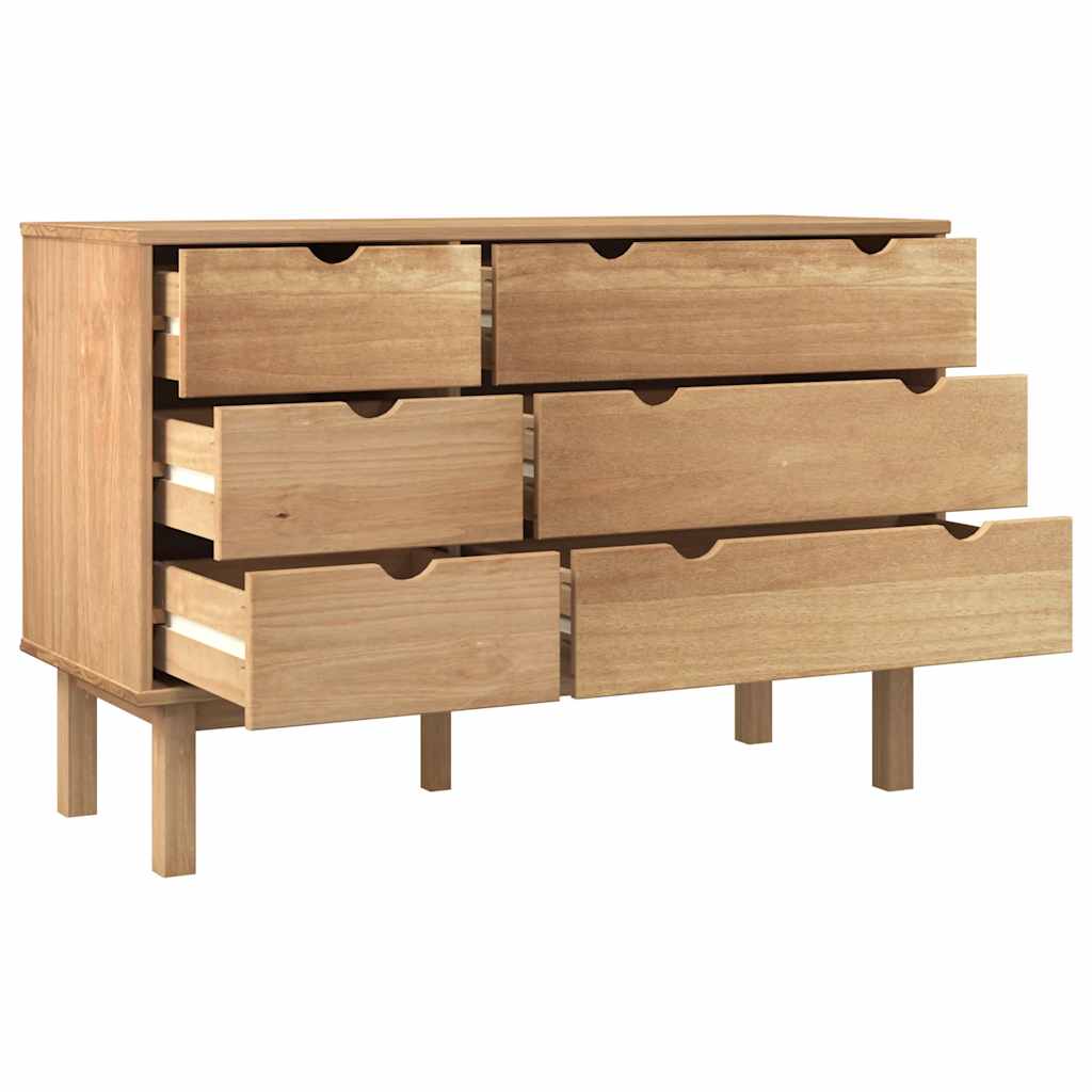 Drawer cabinet OTTA 111x43x73.5 cm solid pine wood