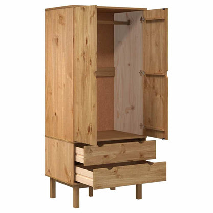 Kleiderschrank OTTA 76,5x53x172 cm Massivholz Kiefer