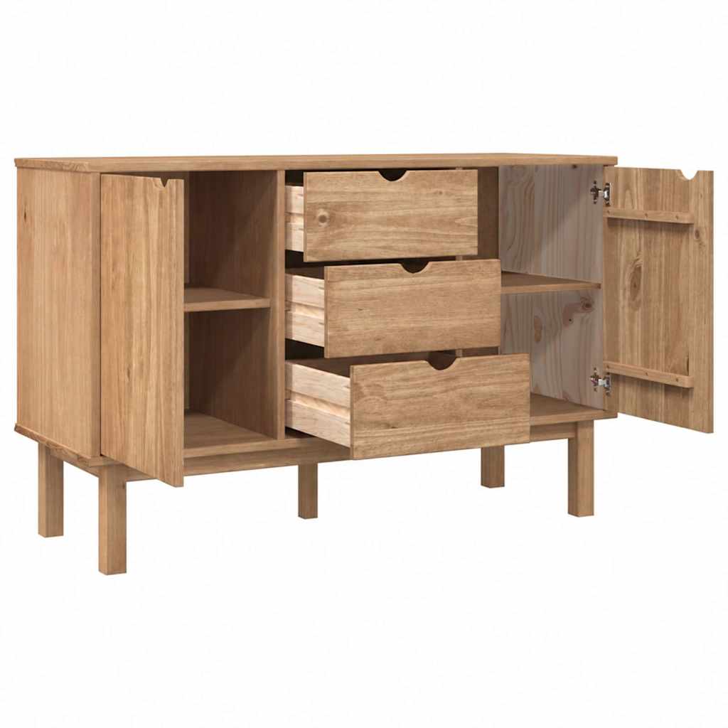 Sideboard OTTA 113,5x43x73 cm Massivholz Kiefer