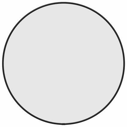Wandspiegel Schwarz Ø 50 cm Rund