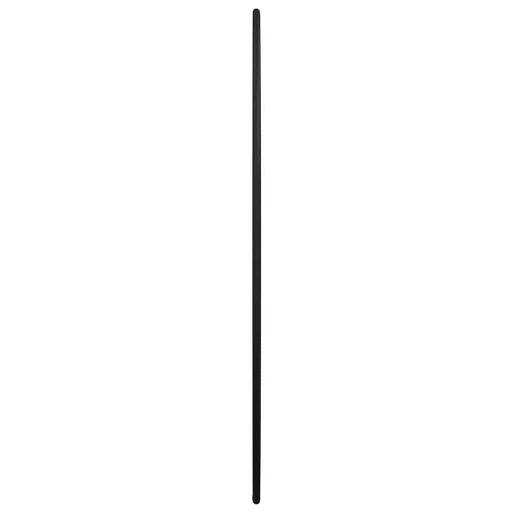 Wandspiegel Schwarz Ø 50 cm Rund