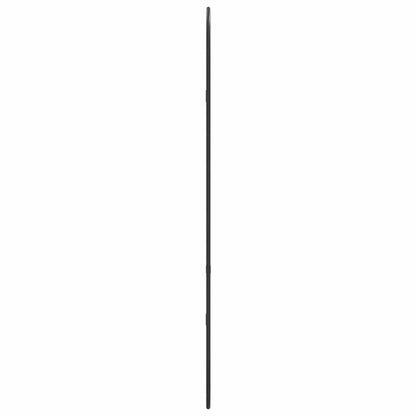 Wandspiegel Schwarz 80x35 cm Oval