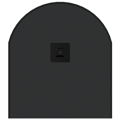 Wandspiegel Schwarz 80x35 cm Oval