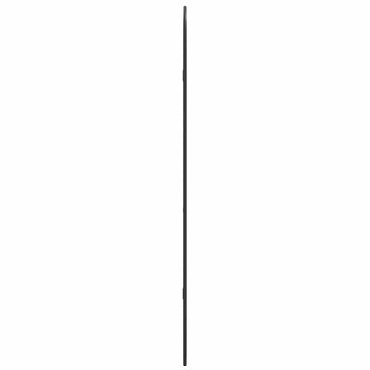 Wandspiegel Schwarz 100x45 cm Oval